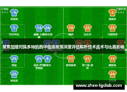 聚焦加维对阵多特的西甲临场发挥深度评估解析技术战术与比赛影响 聚焦加维对阵多特的西甲临场发挥深度评估解析技术战术与比赛影响